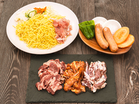 　「食材+器材」BBQエンジョイプラン　お肉たっぷりBBQセット