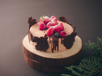 Gateau au fraise chocolate