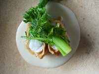 pufferfish and winter vegetable + non-alcoholic pairing