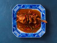 Fried fresh fish with sweet vinegar sauce Small (Serves 3-4 persons) 6,500 JPY ～