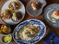 【Festive Lunch Course】前菜、タコスやデザートまで4皿・全6品