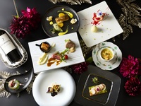 Skyscraper dinner course