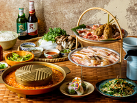 【焼肉×しゃぶしゃぶ】ムーガタ鍋スタンダ―ドプラン♪※料理のみ