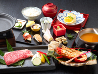 [聖誕節預訂特別菜單]神奈川縣山百合牛排和龍蝦的超值計劃