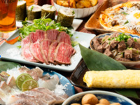 【秋にぴったり宴会♪】旬の茸×尾鷲産鮮魚と大麦牛たたきを楽しめる♪