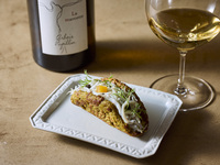 Dinner course with alcohol pairing 