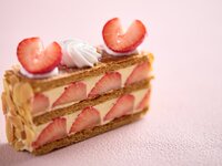Strawberry mille‑feuille