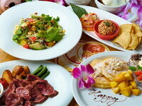 【大切な方への誕生日や記念日、デートにも♪】ALOHA Anniversaryコース☆選べる1ドリンク付き☆