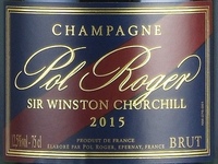 2015 Pol Roger Brut Cuvée Sir Winston Churchill  ポル ロジェ ブリュット キュヴェ サー ウィンストン チャーチル