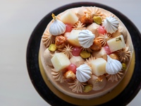 "(12cm) Caramel and Apple Baked Cheesecake"