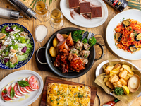 【2時間飲み放題付き】忘年会・新年会・女子会などにも！ボリューム満点！前菜から肉料理、パスタ、デザートまで付いた「THE WHARF HOUSE コース」