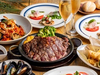 【2時間飲み放題付き】忘年会・新年会・懇親会など！接待やお祝いに◎メインは国産黒毛和牛グリルのプレミアムコース♪