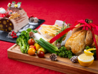 2025くろよんブッシュ・ド・ノエル【約12cm】＆ローストチキンセット【丸鶏】