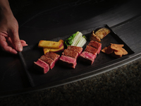 【12/15 - 12/25】Japan's Top 3 Wagyu Beef Tasting Course + Glass of Dom Perignon