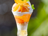 3月～5月限定「柑橘フルーツのハーモニーパフェ」ランチコース