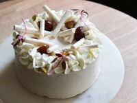 "(12cm) Brown sugar and chestnut shortcake"