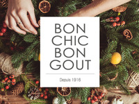 【BON CHIC BON GOUT】第一部クリスマスリース作り11:00