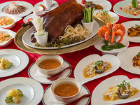 【贅沢会食コース】ふかひれ姿煮や北京ダック、ロブスターなど全8品【個室選択可】