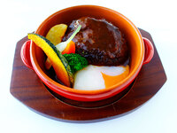 【11月ランチ】ハーフブッフェ付★＼広島牛100％手ごね煮込みハンバーグ／