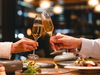 [Lunch] Year End & New Year Party Plan (4-course) + A glass of sparkling wine