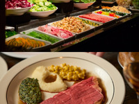 【人気NO.1】プライムリブ120gと全30種類以上のサラダ＆デザートバー付き