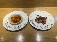 アニバーサリーデザートプレート