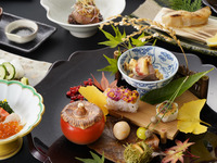 ＜平日テーブル席＞黒トリュフの茶わん蒸しや朴葉焼き×日本ワインヌーヴォー｜秋限定懐石