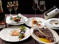 【DINNER 】<12月20日～23日 21:30のお席>シャンパン付き クリスマスディナーコース Tボーンステーキなど全6品