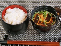 Rice and miso soup set