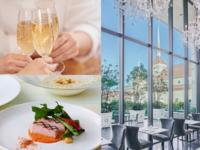 《～10/31までスペシャルセール》11時入店でお得に！乾杯スパークリングワイン付き＊紅葉鯛のマリネや深谷ネギのパイ包みスープ、北海道産ポークロースのローストを味わうランチ全4品-SEASON-