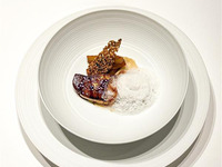 【スモールサイズ】フォアグラのポワレと和田牛蒡のキャラメリゼ 根パセリのエミュルッション