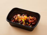 [Payment on site] Takeout (includes mooncake) / Sweet and sour pork with black vinegar (rice sold separately)