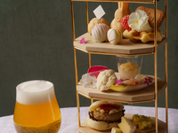 [16:00~ or 18:00~] Night afternoon tea plate with free drink (60 minutes)