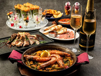 ■【冬季プラン】〜Spanishコース〜　特選牛の煮込み×オリジナルタパス×ミックスパエリアなど全8品〈食事のみ〉