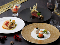 [Christmas 2025 | Menu Luxe] 8 dishes including grilled tilefish scales and Japanese black beef loin