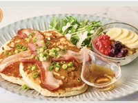 マカロニチーズパンケーキ