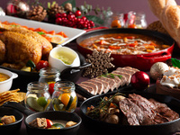 【小学生】鉄板焼きビーフステーキランチ＆デザートビュッフェ～Twinkle Christmas～