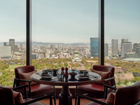 12/13～1/31 [Guaranteed window seat for lunch] NATURA 5-course meal with champagne toast, 13,200 yen