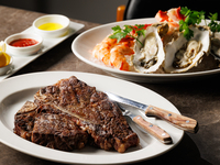 [15th Anniversary Special Price Staff Recommendation]  Ocean Platter & Signature Porterhouse Steak 800g (for even numbers of people)