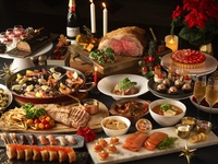 【12/19～21，12/24～25】クリスマス・ワールド・ボヤージュ（大人）＋スパークリングワイン（グラス）