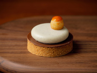 Chocolate Caramel Macadamia Tart