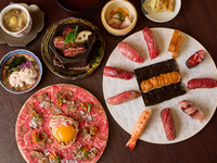 【カウンター】蟹と和牛のクリスマスコース（乾杯シャンパン付き）