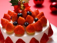 ★2025クリスマス★あまおういちごのクリスマスケーキ　5号（直系約15cm）　　※完全予約制※　ご注文は～12/20（土）まで！