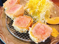 やんばる島豚あぐーヒレカツ定食