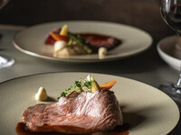 【anniversario luce course】　乾スパ×アニバーサリープレート×氷温熟成牛などカジュアルにイタリアンを堪能　全7品