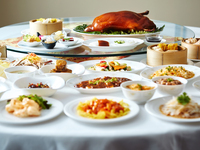 【忘年会プラン★立食プラン】北京ダックカービングを含む中国料理全14品