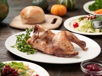 【コース】メインはターキー300gとローストヴェジタブルが付くフルコース
