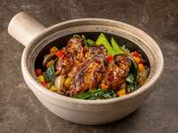 牡蠣の土鍋ご飯ランチセット～公式ホームページご予約特典　お土産用マンゴープリン付き～