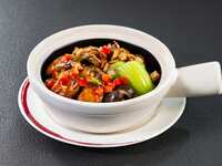 牡蠣の土鍋ご飯ランチセット