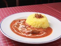 中山牛フレッシュトマトのハッシュドビーフ〜サフランライス〜ランチ（ドリンク付）